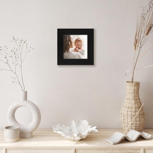 Americanflat 4x4 Picture Frame - Engineered Wood - Black - Image 6
