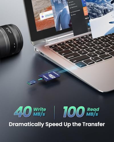 DIGIERA 128GB CT100 microSDXC UHS-I Memory Card with Adapter - up to 100MB/s, C10, U3, V30, 4K UHD, A2, Micro SD Card for Smartphones, Tablets, Cameras, Gaming Consoles, and Drones (1 Pack) - Image 2