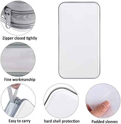 Siveit CD DVD Cases 96 Capacity Disc Storage Binder for Car(White) - Image 2
