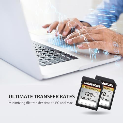 【5-Years Data Recovery】GIGASTONE 128GB SD Card, SDXC Memory Card, 4K UHD - Image 7