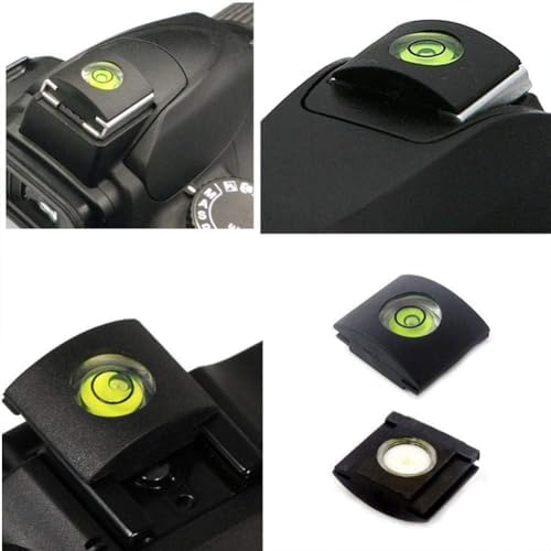 Camera Flashlight Hot Shoe Cover with Bubble Spirit Level Compatible with Canon Nikon Fujifilm DSLR SLR Camera - Image 4