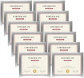 Giftgarden 8.5x11 Picture Frame Silver Set of 12, Multi Modern 8.5 x 11 Frames Bulk for Award Certificate Document Diploma, Wall or Tabletop Display by Giftgarden