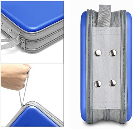 Siveit CD/DVD Cases 40 Capacity Disc Storage Binder for Car(Blue) - Image 3