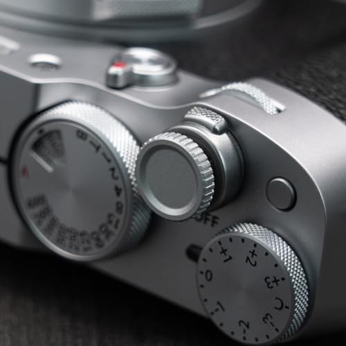 Camera Soft Release Button, 13mm Brass Shutter Button, Silver - Image 2