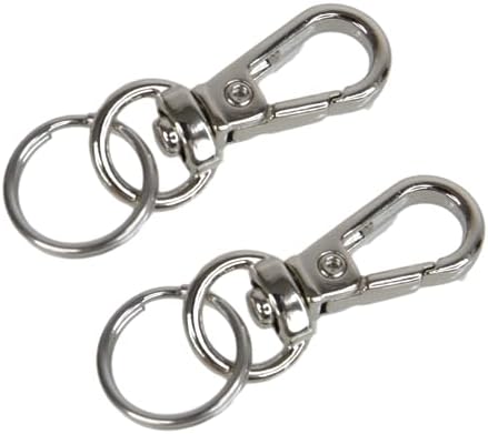 Foto&Tech Small Quick Release Adapter Clip for Camera with Round Lugs for Camera Strap, 33lb Breaking Force (1 Set, Silver) by FOTO%26TECH