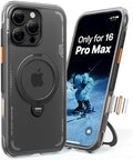 TORRAS Ostand Q3 Air for iPhone 16 Pro Max Case with Stand, Shockproof by Unknown
