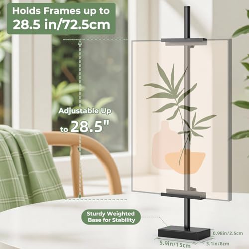 Rofio Adjustable Tabletop Easel, Picture Frame & Sign Display Stand, Black - Image 4
