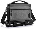 BAGSMART Camera Sling Bag with Tripod Holder & Rain Cover, Waterproof, Grey by BAGSMART
