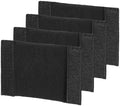 PATIKIL Camera Bag Divider, 4Pcs 5.51"x3.78"x0.55" Shockproof Camera Bag Inserts Separator Pad Protective Lens for Nikon Camera DSLR Protect Bag Organizer Universal Divider Cushion, Black by PATIKIL