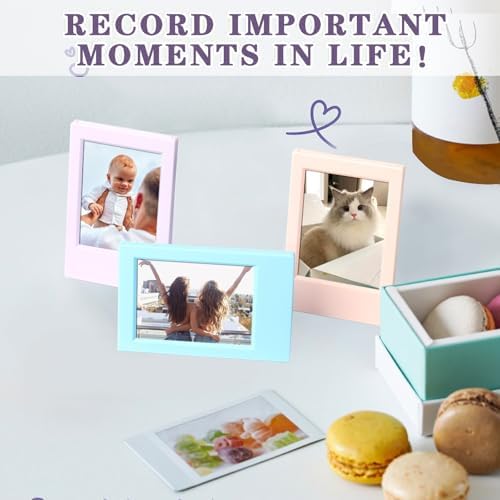 CAIYOULE Mini Picture Frame for Fujifilm Instax Mini Instant 3" Film Photo - Image 6