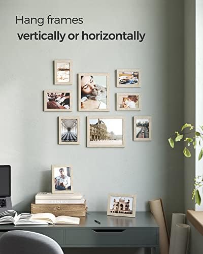 SONGMICS Collage Picture Frames, Set of 10, Glass - Image 2