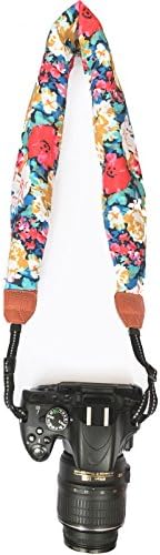 Alled Camera Neck Shoulder Belt Strap, Chevron Scarf Vintage Print Soft Coloful Camera Straps for Women/Men for DSLR/SLR/Nikon/Canon/Sony/Olympus/Samsung/Pentax ETC - Image 3