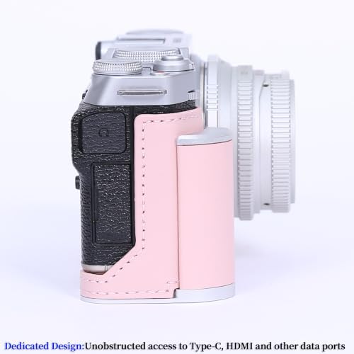 Camera Genuine Leather Half Case ，Compatible with FUJIFILM X-M5 XM5 - Image 4