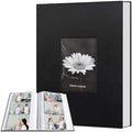 Popotop Photo Album 4x6 300 Photos with Writing Space, Leather Cover Album with Display Picture Window, Photo Book for Wedding Family Baby Gift by Popotop