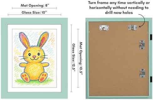 Americanflat 8.5x11 Changeable Kids Art Frame - Seafoam Green - Image 3