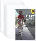 25-Pack 8 x 10 Inch Premium Toploaders - Crystal Clear Plastic Holders, Sheet Protectors for Autograph Pictures, Art by Unknown