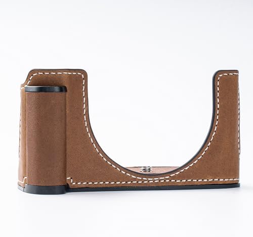 Camera Genuine Leather Half Case ，Compatible with Sony RX1RM3 RX1R III ，Custom Full-Grain Leather Camera Protector - Exclusive Grip Design + Aluminium Alloy Base Construction (Coffee) by Unknown