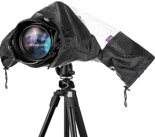 Altura Photo Camera Rain Cover, Waterproof Lens Jacket for Canon Sony Nikon by AlturaPhoto