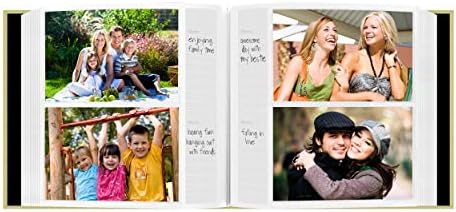 Fabric Frame Cover Photo Album 200 Pockets Hold 4x6 Photos, Soft Yellow - Image 4