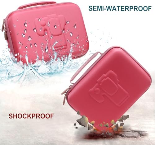 Small Camera Case Bag for Canon EOS Rebel T7/R50//R100 DSLR Camera Rosein - Image 5
