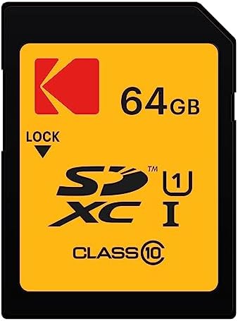 Kodak SDXC Card 64GB UHS-I U1 V10 Premium, up to 85MB/s Read Speed, for Full HD Video and High-Resolution Pictures, Compatible with SDXC Standard - EKMSD64GXC10K - Image 2