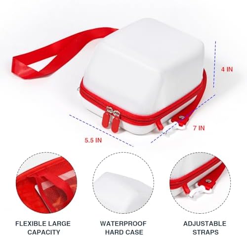 Camera Case for Polaroid Now/Now+/I-Type/Flip Instant Camera, White - Image 3
