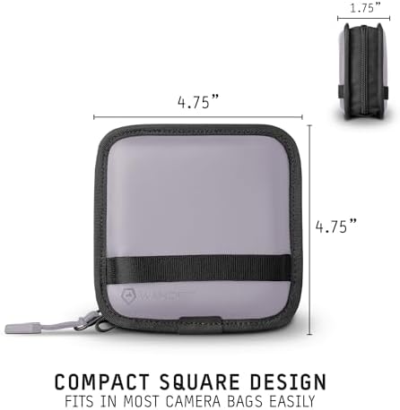 WANDRD Lens Filter Case - Store 4 Filters in Your Camera Backpack or Camera Case, Protect Photography Accessories from Scratches, Dust & Impact (Uyuni Purple) - Image 6