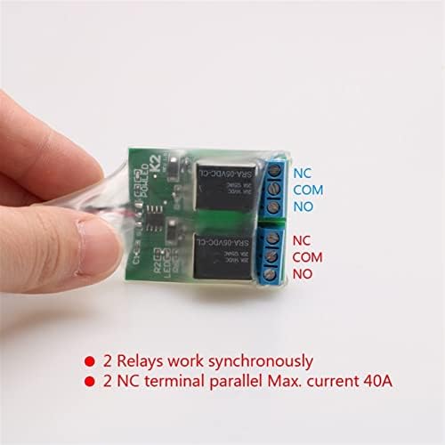 RC Electronic Switch, Dual Way Remote Control Relay Switch PWM On-Off K2 Universal Light Controller Electronic Power Module for RC Aircraft Parts - Image 6