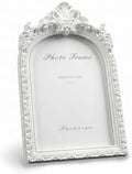 Cuspin 5x7 White Arched Picture Frame, Elegant Decorative Photo Frame by Cuspin