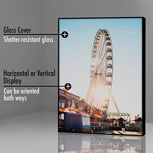 Americanflat 11x14 Picture Frame 3-Pack - Black - Image 4
