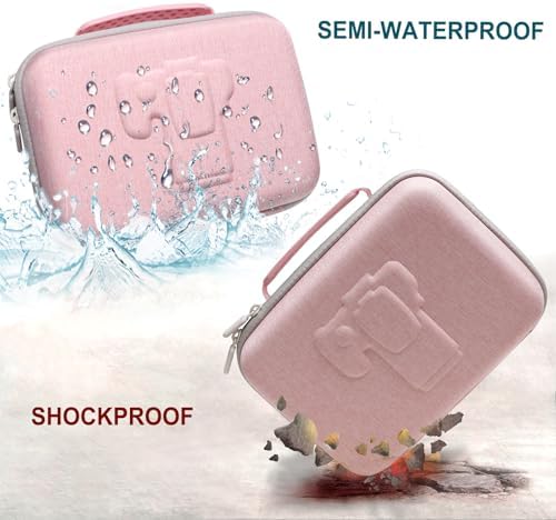 Small Camera Case Bag for Canon EOS Rebel T7/R50//R100 DSLR Camera Pink - Image 5