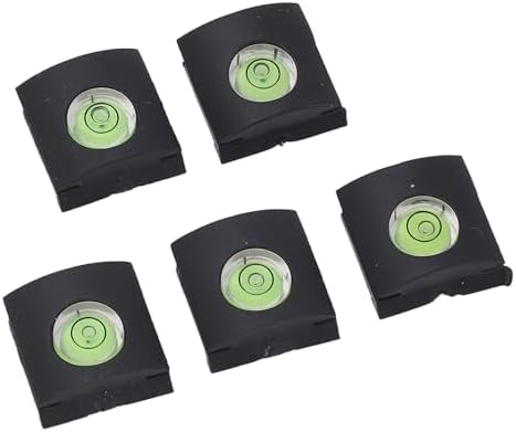 5PCS Hot Shoe Cover with Bubble Level for DSLR Cameras – Universal Spirit Level by Unknown