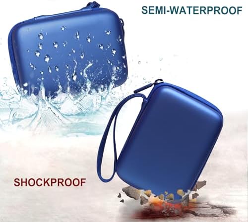 L LTGEM Digital Camera Case Compatible with KODAK PIXPRO FZ55/FZ45, Canon ELPH 180/190, Sony DSCW830/DSCW800, CAMKORY, QUMCOU, Lecran Digital Cameras, Blue(Case Only) - Image 7