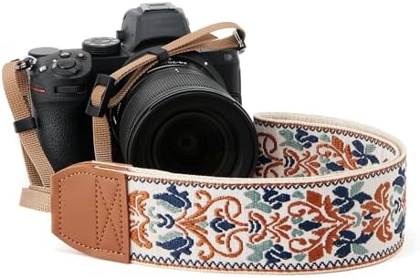 ZOOEASS Camera Strap for DSLR and Mirrorless Digital Camera,Neck Strap with Embroidery Patterns and Quick-release Buckle by Unknown