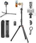 XXZU 74" Magnetic Phone Tripod with Phone Clip for Magsafe, Camera Tripod by XXZU
