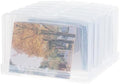 4x6 Photo Storage Cases, 6 Inner Plastic Craft Container by OMNISAFE