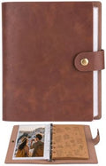 Small Photo Album 4x6 60 Photos, Albums 6 Ring DIY Scrapbook with 20 Writing kraft paper Baby Picture Album Scrapbook Photo Album with Metal Clasp (Simple, 4x6-60 Pockets) by LUOCCHI