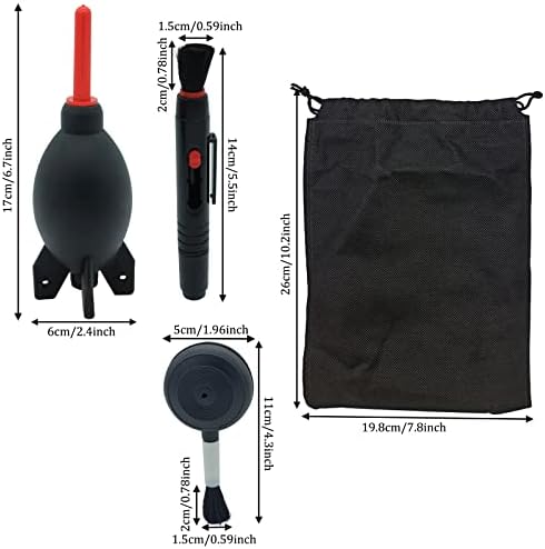 Lens Cleaning Kit Contains Rubber Rocket Air Blower Duster & Cleaning Pen - Image 5