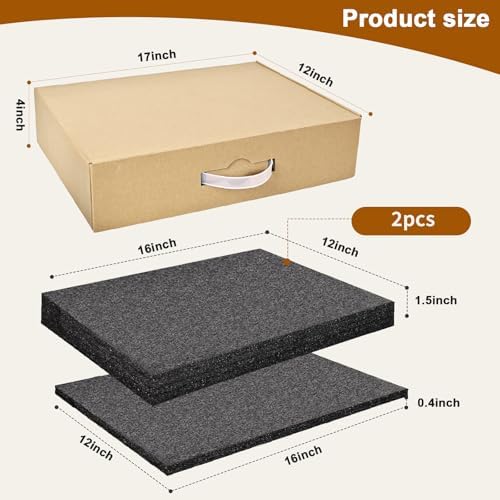 Cardboard Shipping Box with Foam & Anti-Static Bag, UN3481 Label, Secure Mailer Box, 17 x 12 x 4 inch - Protective Packing Case for Laptop Electronics Gun Crafts Tools Drones Camera - Image 3