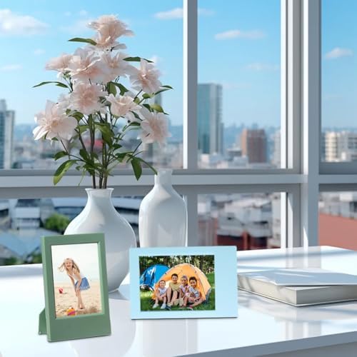 32 Pcs 2x3 Mini Photo Frames Set Film Photo Picture Frame Desk Stand Up Display Polaroid Small Picture Frames for Fuji Instax mini 12/11/evo/41/40/99/SE/9/8/7+ Photo/Polaroid 3-Inch Films - Image 7