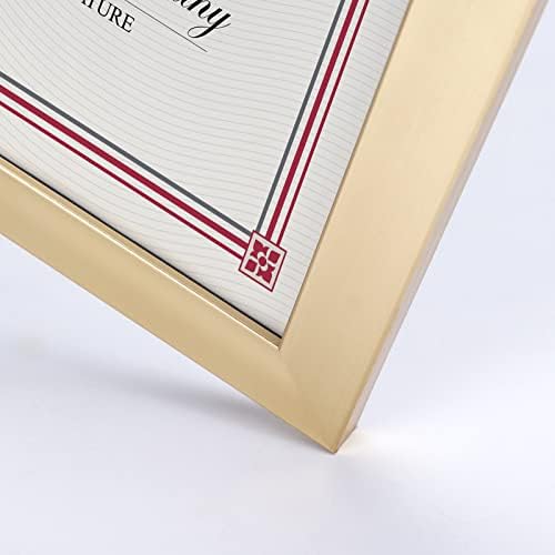 Giftgarden 8.5x11 Picture Frame Gold Set of 12, Multi Modern 8.5 x 11 Frames Bulk for Award Certificate Document Diploma, Wall or Tabletop Display - Image 6
