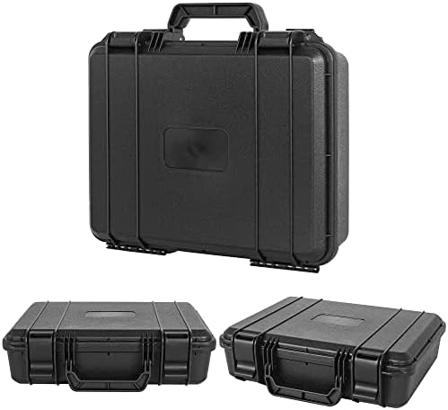Protective Hard Case Shockproof Water-resistant with Customized DIY Foam Insert fit for Camera, etc, 14 X 11.5 X 3.7-Inch - Image 6