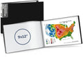 Dunwell Landscape 9x12 Presentation Book, 24-Pocket, Black by Dunwell