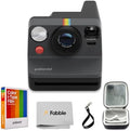 Polaroid Now Generation 3 I-Type Instant Camera (Black) Bundle with Color I-Type Film (8 Exposures), Hard Protective Case and Wrist Strap by Polaroid