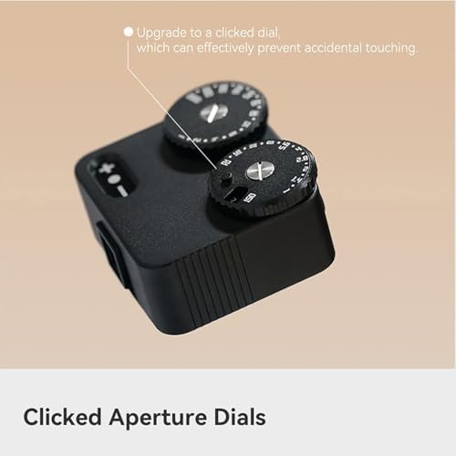 Film Camera Exposure Meter, 2 Dial Electronic Camera Light Meter with Adjustable Cold Shoe Mount, 45° Light Metering & Adjust ISO, Aperture and Shutter Speed, Compatible with Various Cameras - Image 7