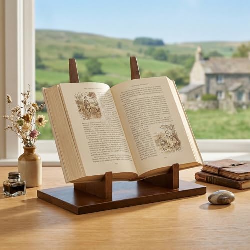 RattanView 1 Pcs Wood Plate Stand for Display 7.8 Inch Plate Holder Display Frame Picture Photo Card Tabletop Decorative Stand - Image 5