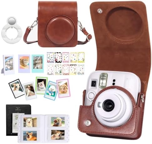 Mini 13 Kit for Fujifilm Instax Mini 13 Instant Camera, Brown by wogozan