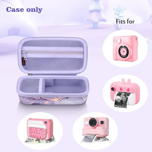 FINTIE Kids Camera Case for Instant Print Digital Cameras, Hard EVA Shell - Image 2