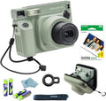 FujiFilm Instax Wide 400 Instant Camera Bundle - Includes Twin Pack Wide Frame Film, BluebirdSales Carrying Case, Cleaning Cloth, and 4 AA Batteries - Portable (Wide 400 Instant Camera) by FUJIFILM