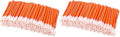 Chinco 200 Pieces Foam Swab Sponge Swab Foam Tips Sponge Stick for Inkjet Printer Print Head Camera Optical Lens Optical Equipment(Orange,3.66 Inch) (Pack of 2) by Chinco